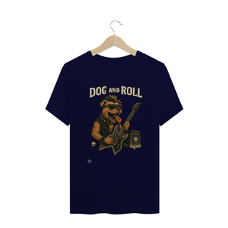 Nome do produtoCamiseta plus size Dog and roll