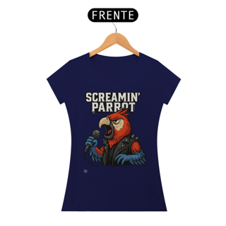 Nome do produtoCamiseta feminina Screamin Parrot