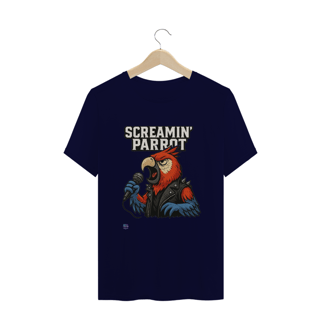 Nome do produtoCamiseta plus size Screamin Parrot