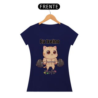 Nome do produtoCamiseta feminina Eu treino fofo