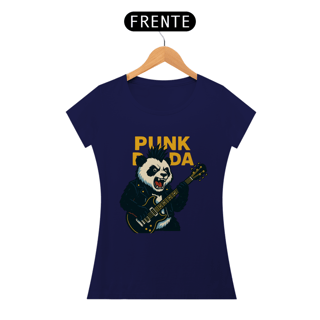 Nome do produtoCamiseta feminina Punk Panda