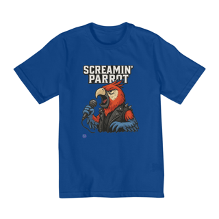 Nome do produtoCamiseta infantil (2 A 8) Screamin Parrot
