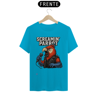 Nome do produtoCamiseta unissex Screamin Parrot
