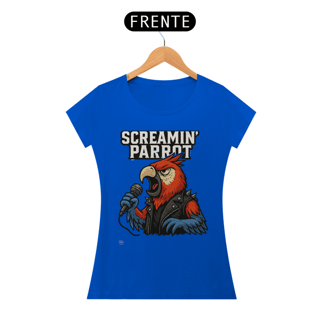 Nome do produtoCamiseta feminina Screamin Parrot