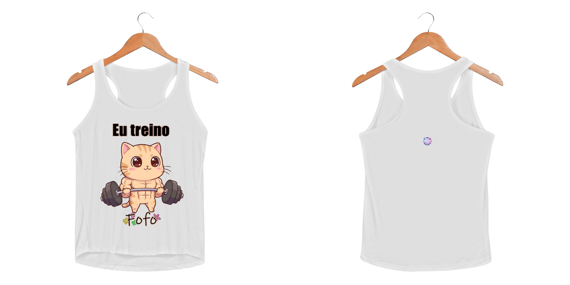 Regata feminina Eu treino fofo