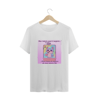 Nome do produtoCamiseta plus size Cantor de chuveiro