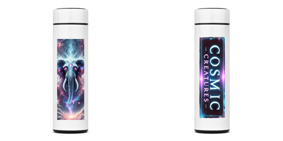 Garrafa térmica coleção Cosmic Creatures, Astrophaunt