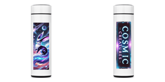 Garrafa térmica coleção Cosmic Creatures, Cometuff