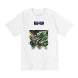 Nome do produtoCamiseta infantil (10 a 14) coleção Cosmic Creatures, Aurion