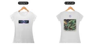 Nome do produtoCamiseta feminina coleção Cosmic Creatures, Aurion