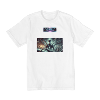 Nome do produtoCamiseta infantil (10 a 14) coleção Cosmic Creatures, Voidrix