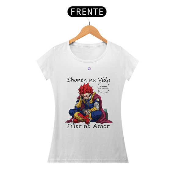 Camiseta feminina Filler no amor