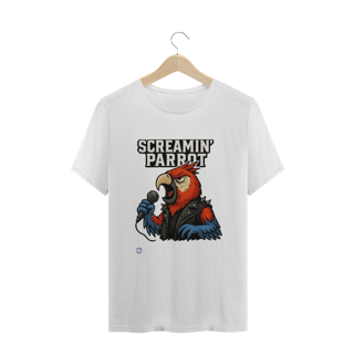 Nome do produtoCamiseta plus size Screamin Parrot