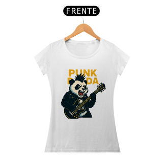 Nome do produtoCamiseta feminina Punk Panda