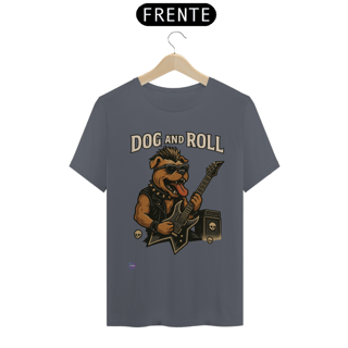 Nome do produtoCamiseta unissex Dog and roll