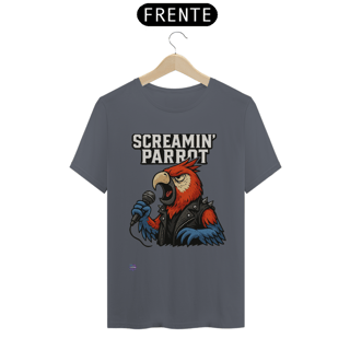 Nome do produtoCamiseta unissex Screamin Parrot
