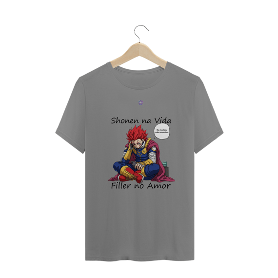 Camiseta plus size Filler no amor