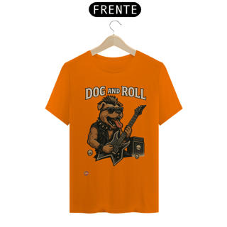 Nome do produtoCamiseta unissex Dog and roll