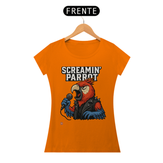 Nome do produtoCamiseta feminina Screamin Parrot