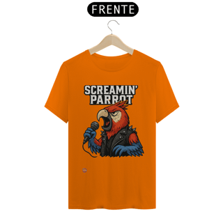 Nome do produtoCamiseta unissex Screamin Parrot