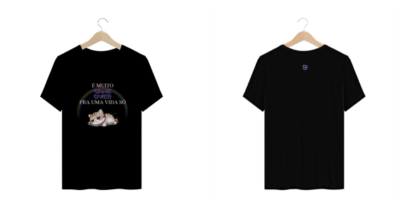 Camiseta plus size Game over