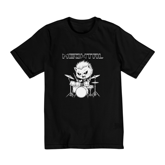 Camiseta infantil (2 A 8) Meowtal
