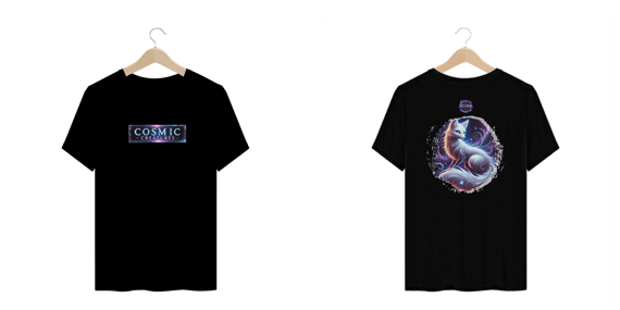 Camiseta plus size coleção Cosmic Creatures, Aetherfox