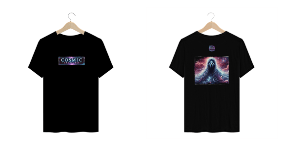 Camiseta plus size coleção Cosmic Creatures, Astrogeist