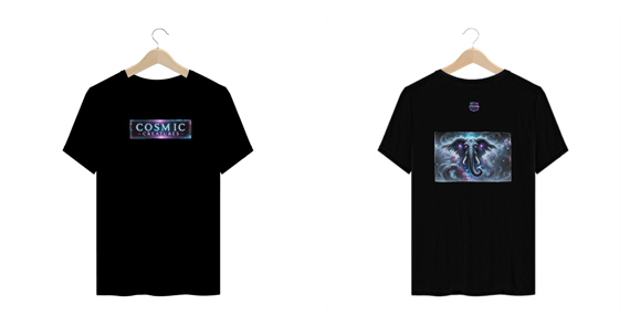 Camiseta plus size coleção Cosmic Creatures, Astrophaunt