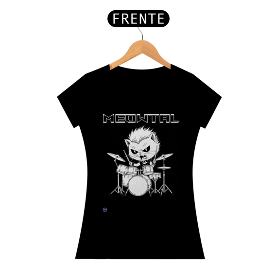 Camiseta feminina Meowtal