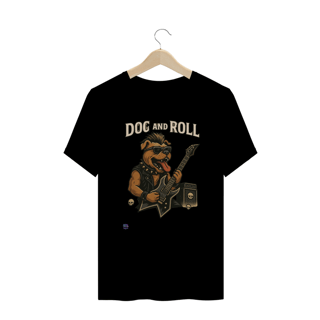 Nome do produtoCamiseta plus size Dog and roll