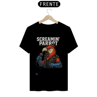 Nome do produtoCamiseta unissex Screamin Parrot