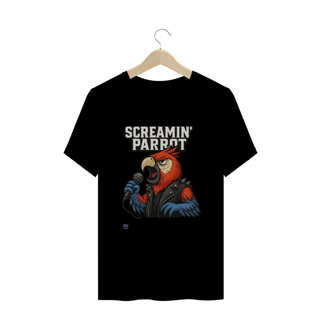 Nome do produtoCamiseta plus size Screamin Parrot