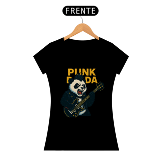 Nome do produtoCamiseta feminina Punk Panda