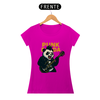 Nome do produtoCamiseta feminina Punk Panda