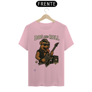 Nome do produtoCamiseta unissex Dog and roll