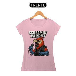 Nome do produtoCamiseta feminina Screamin Parrot