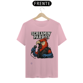 Nome do produtoCamiseta unissex Screamin Parrot