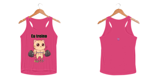 Nome do produtoRegata feminina Eu treino fofo