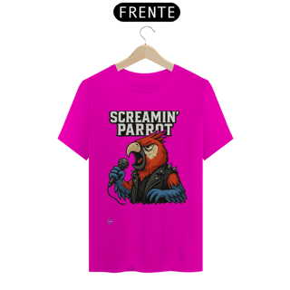 Nome do produtoCamiseta unissex Screamin Parrot