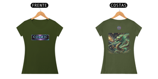 Nome do produtoCamiseta feminina coleção Cosmic Creatures, Aurion