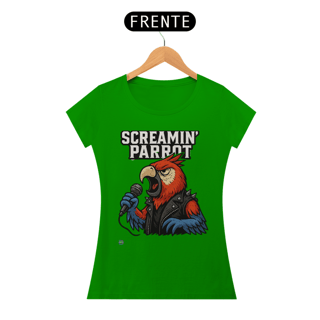 Nome do produtoCamiseta feminina Screamin Parrot