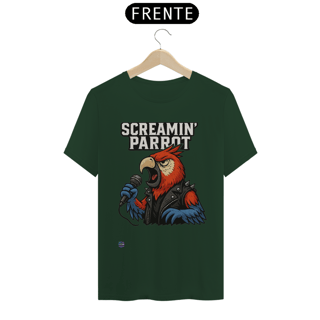 Nome do produtoCamiseta unissex Screamin Parrot