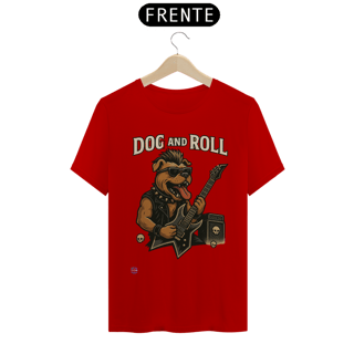 Nome do produtoCamiseta unissex Dog and roll