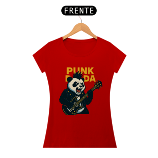 Nome do produtoCamiseta feminina Punk Panda
