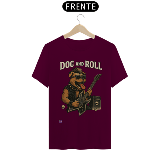 Nome do produtoCamiseta unissex Dog and roll