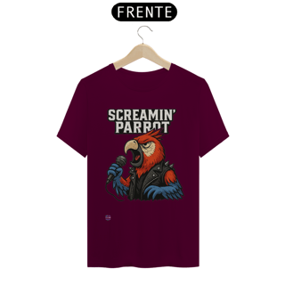 Nome do produtoCamiseta unissex Screamin Parrot