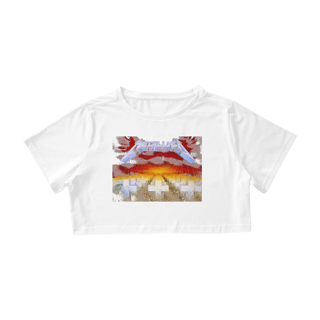 Nome do produto Camisa Cropped Metalica - Master Of Puppets - Coleção Metal