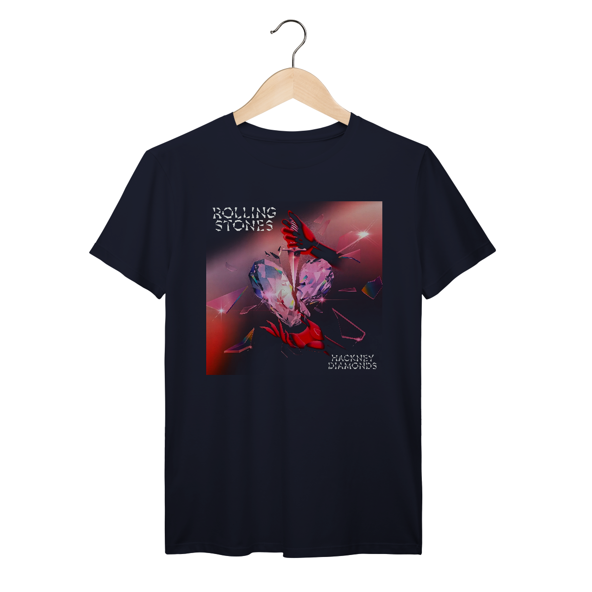 Nome do produto: Camiseta Premium Rolling Stones - Hackney Diamonds - Coleção Rock