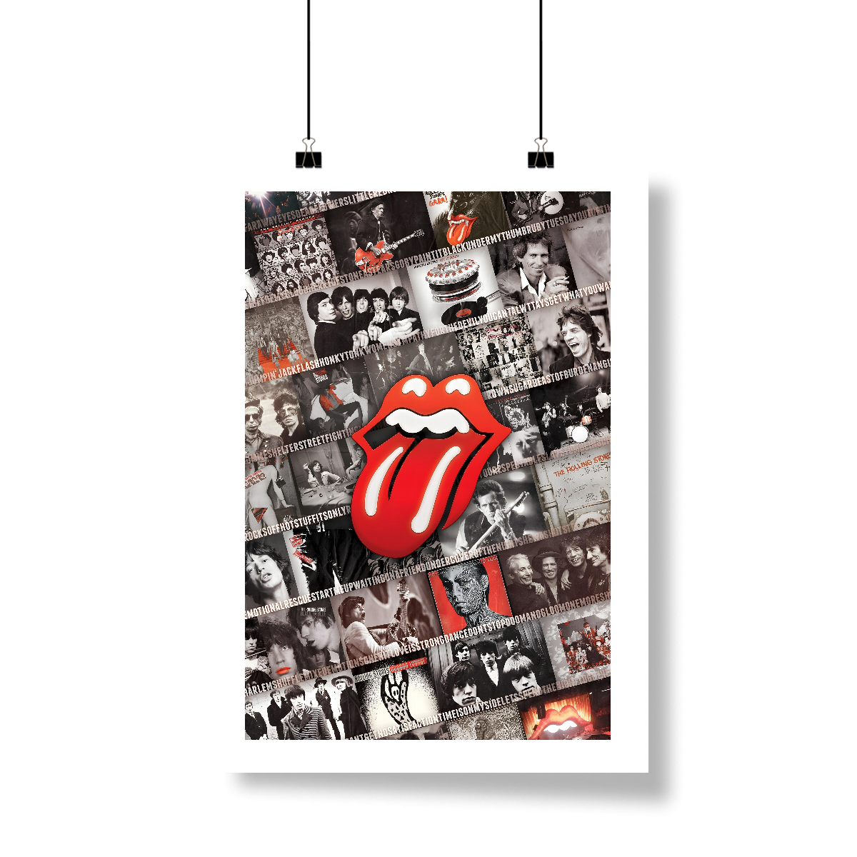 Nome do produto: Poster Rolling Stones - Coleção Rock